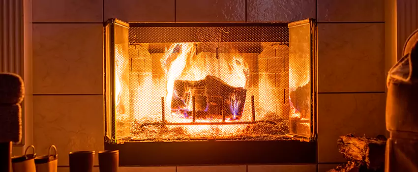 Mendota Hearth Landscape Fireplace Installation in Altadena, California