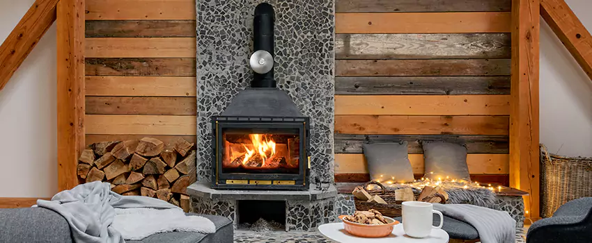 Thelin Hearth Products Direct Vent Gas Stove Fireplace Inspection in Altadena, California